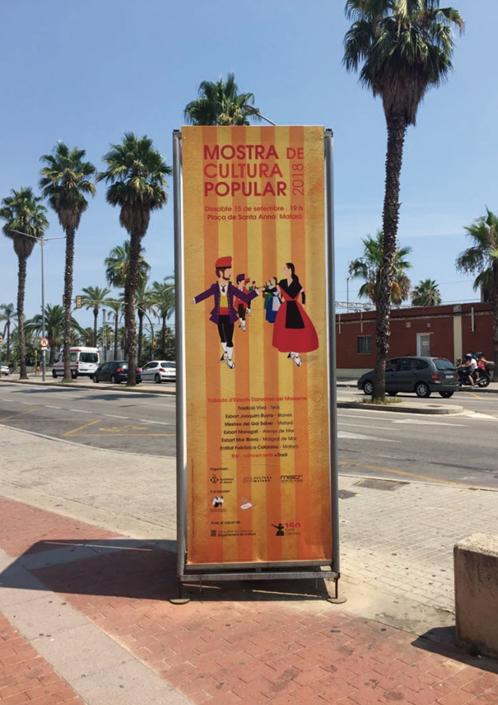 lona cartel mostra cultura maresme 2018